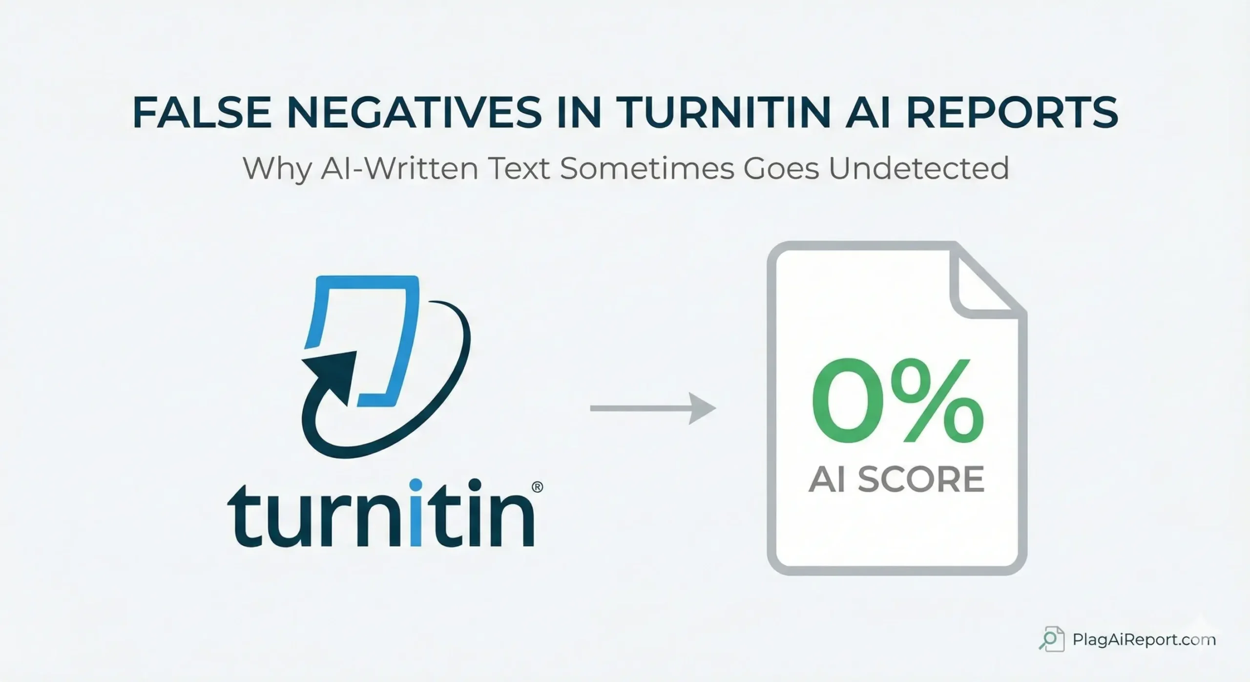 false negatives in turnitin