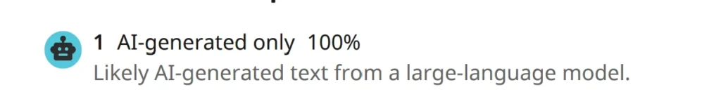 turnitin ai only highlight