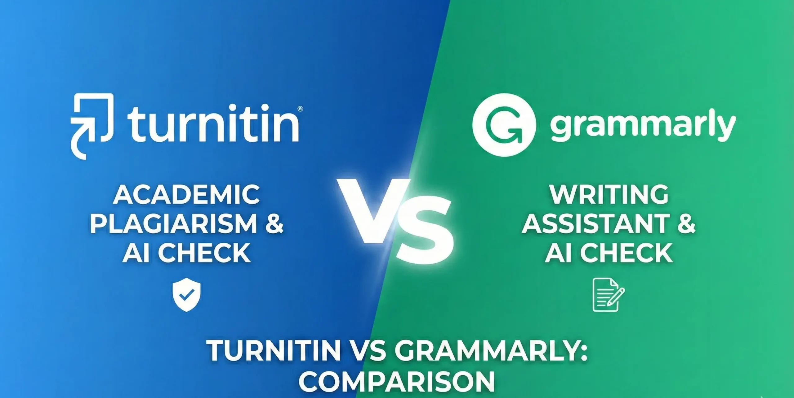 Turnitin vs Grammarly