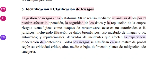 Turnitin similarity report for a non-English document
